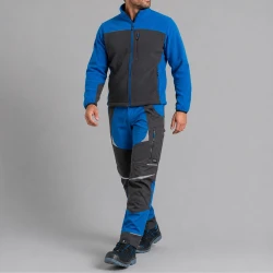 Elastische Arbeitskleidung — Set Baumwollhose Cottonflex + Arbeitsfleece Comfort Plus 350 g/m²