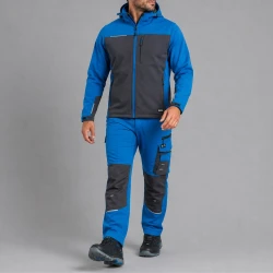 Sportliche Arbeitskleidung für Wind und Regen — Set Motionflex Hose + Softshell Comfort Plus